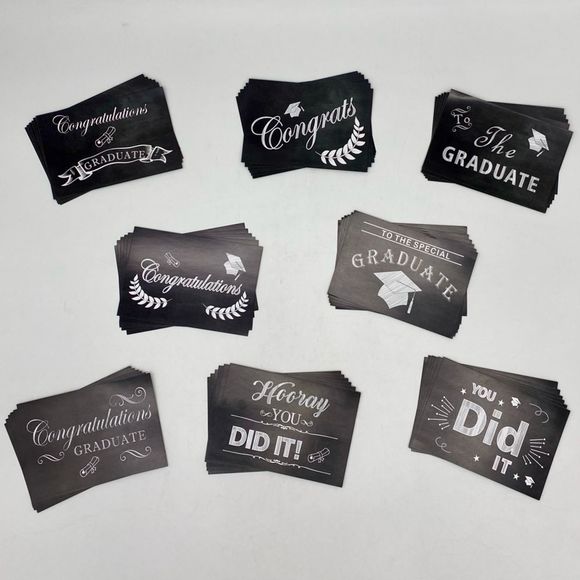 Graduation Party Guest Advice Cards Guest Book Alternative 48 Cards - Picture 1 of 11